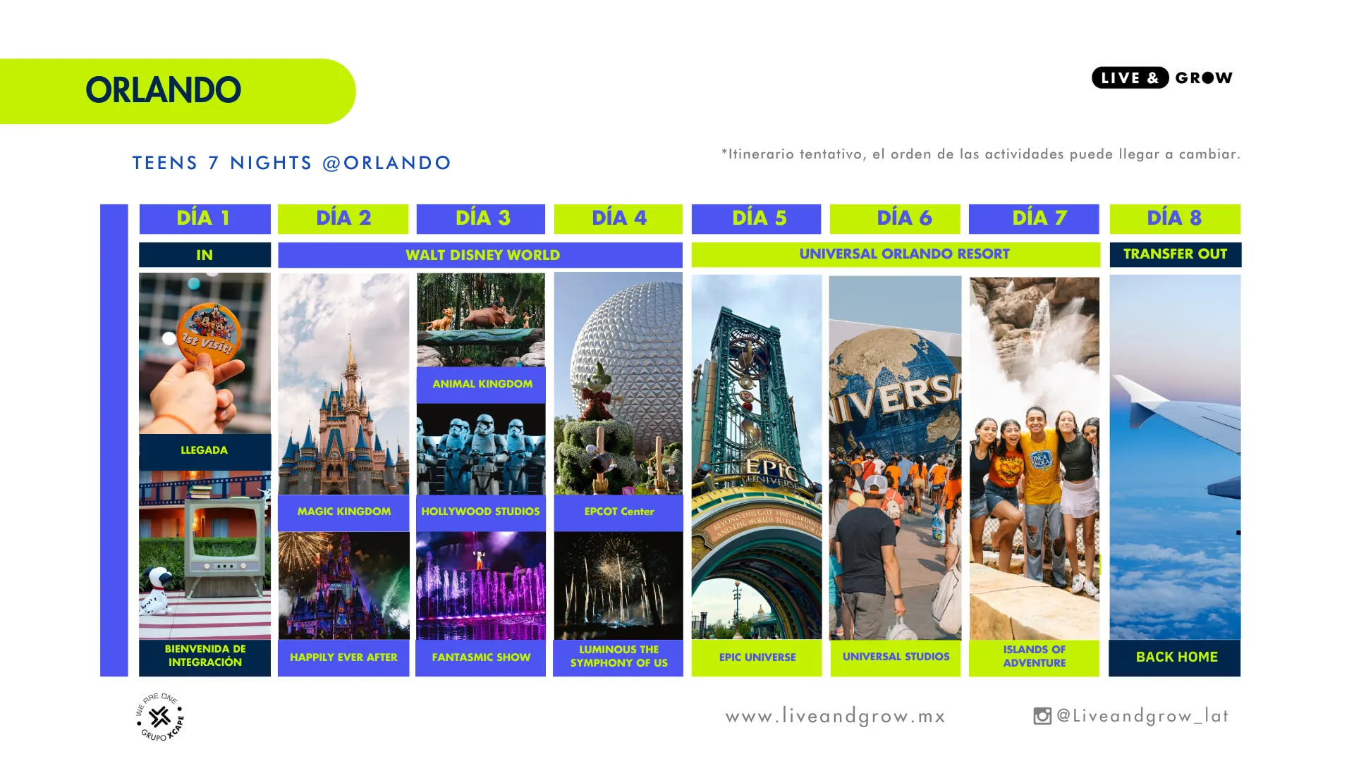 Orlando Grad 8 días